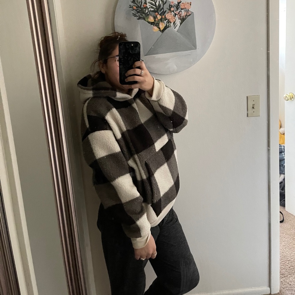 American Eagle Sherpa hoodie